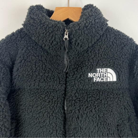 NWT Women’s High Pile Nuptse Jacket Sherpa The North face black medium m - Picture 13 of 16
